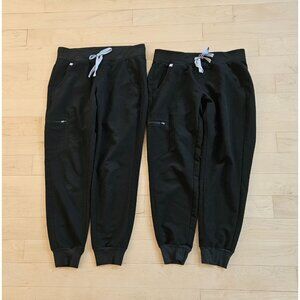 2 Pairs of Ladies FIGS Joggers Size Small 26-27 inch Inseam